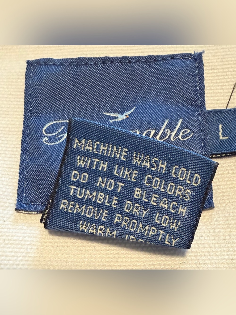 Vintage Faconnable White Jean Jacket with Button Front - Designed in Paris - Picture 5 of 7